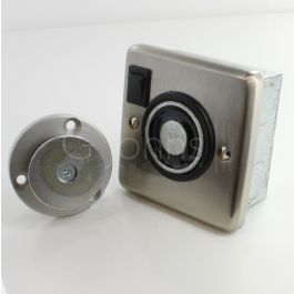 Flush Mounted Electro-Magnetic Fire Door Holder - 24v DC - With Manual ...