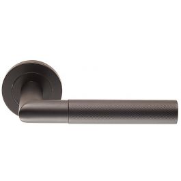 Astor Knurled Designers Door Handle Packs Satin Brass