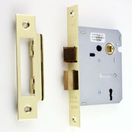 3 Lever Economy Mortice Sash Lock - CE Marked / UKCA Marked - Fire ...