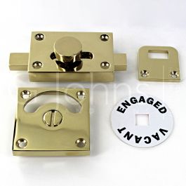 Toilet Door Locks with Vacant Engaged Indicator