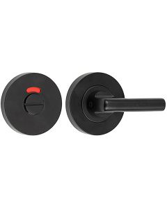 Access Hardware Bathroom Turn & Release, Matt Black - D9010BL Matt Black