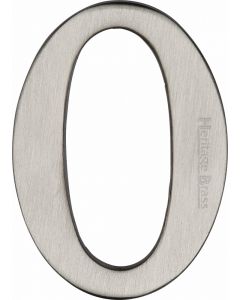 Satin Nickel House Numbers - Satin Nickel Front Door Numbers | G Johns ...