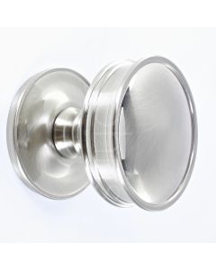 Suffolk Oval Shape Mortice Door Knobs - Satin Nickel