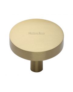 Satin Brass Cupboard Knobs | G Johns & Sons