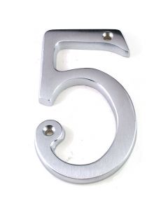 Front Door House Numbers & Letters - Screw Fix - 102mm - Satin 