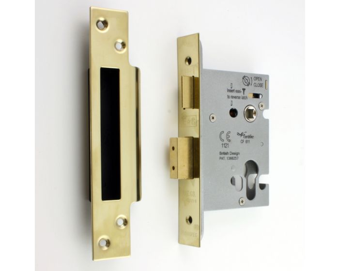 Architectural Quality Euro Profile Mortice Sash Lock Case Ce Marked Ukca Marked Fire Rated