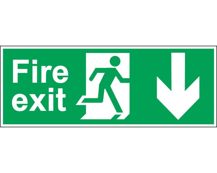 Safe exit. Fire exit. Plaque exit.