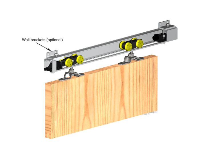 Sliding Door Gear System For Timber Doors Up to 60kg In Weight | G