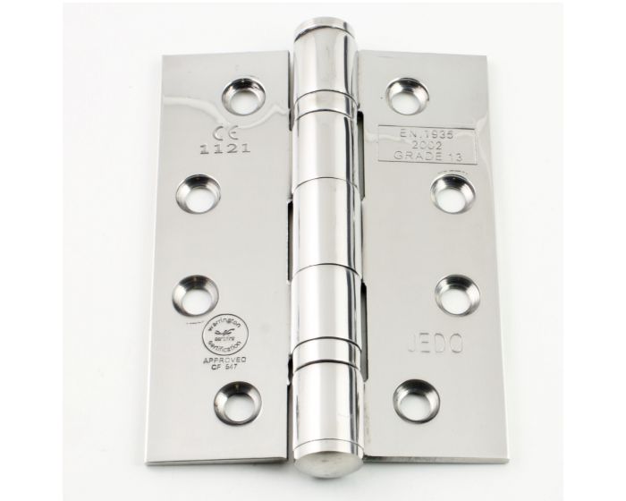 Ball Bearing Grade 13 Fire Rated Hinges Ce Marked Certifire Approved Polished Stainless 5641