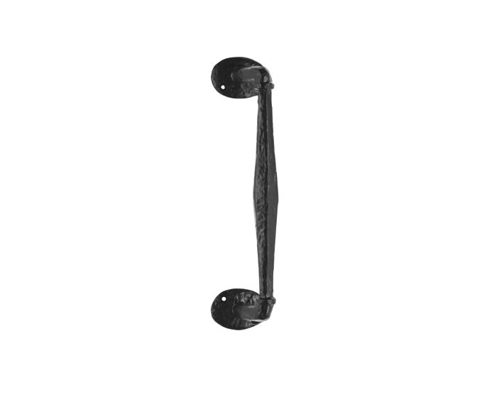 Offset Black Antique Pull Handle | G Johns & Sons