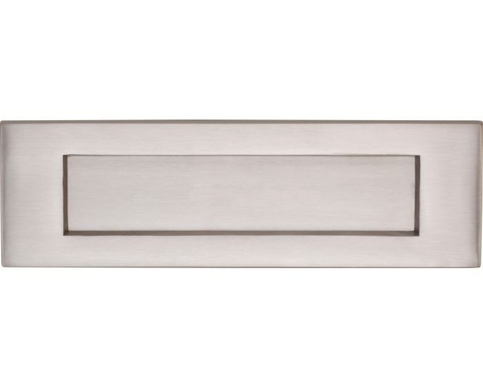 Plain Letter Plate - 254mm x 79mm - Satin Nickel | G Johns & Sons