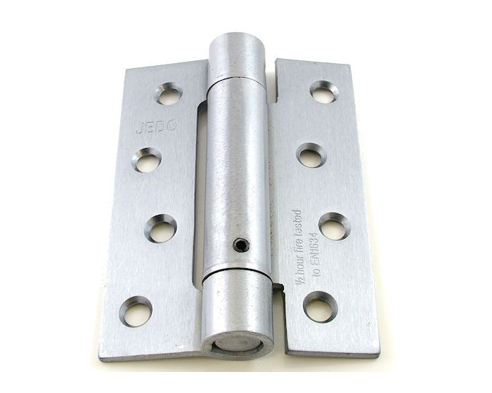 Self Closing Spring Loaded Hinges - 102mm X 76mm- Satin Chrome | G ...