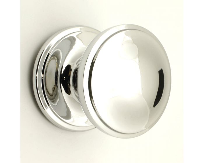 chrome front door knobs