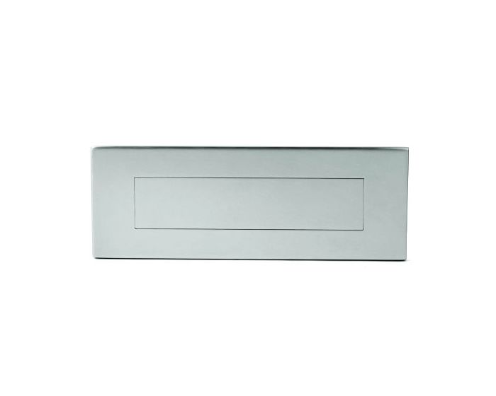 Modern Flush Style Letter Plate - 305mm x 110mm - Satin Stainless Steel ...