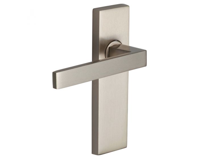 brushed nickel door handles