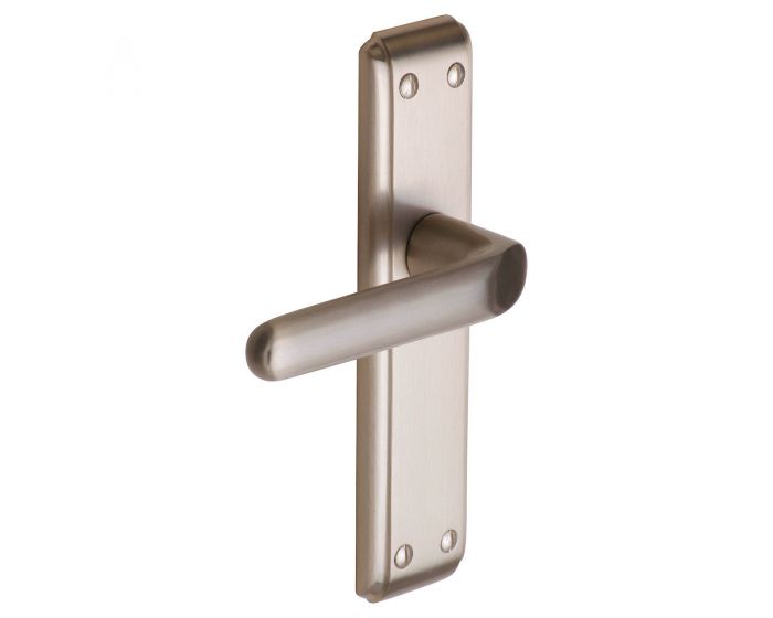 Deco Contemporary Door Handles - Satin Nickel | G Johns & Sons