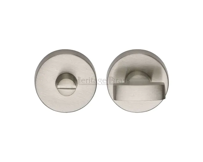 Bathroom Thumbturn & Release Set Brushed Nickel