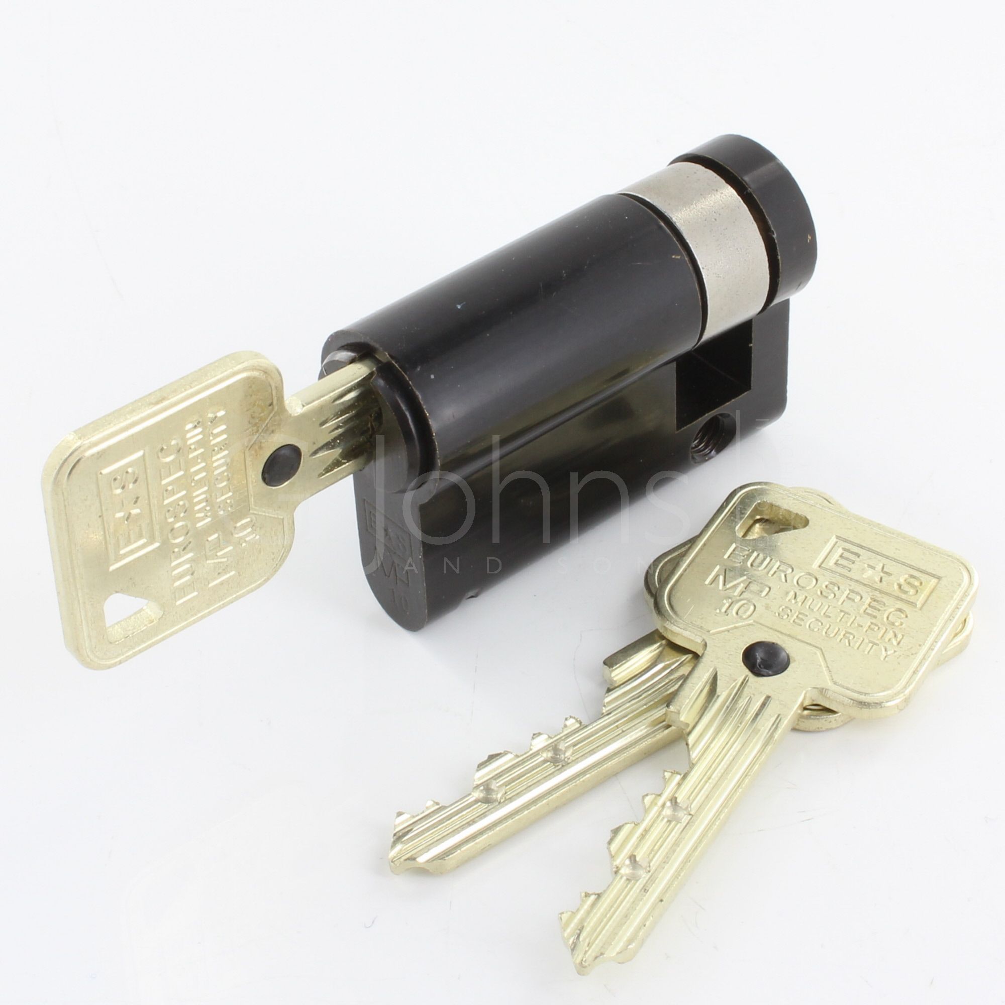 10 Pin - Single Euro Profile Cylinders - Mid Level Security - Key